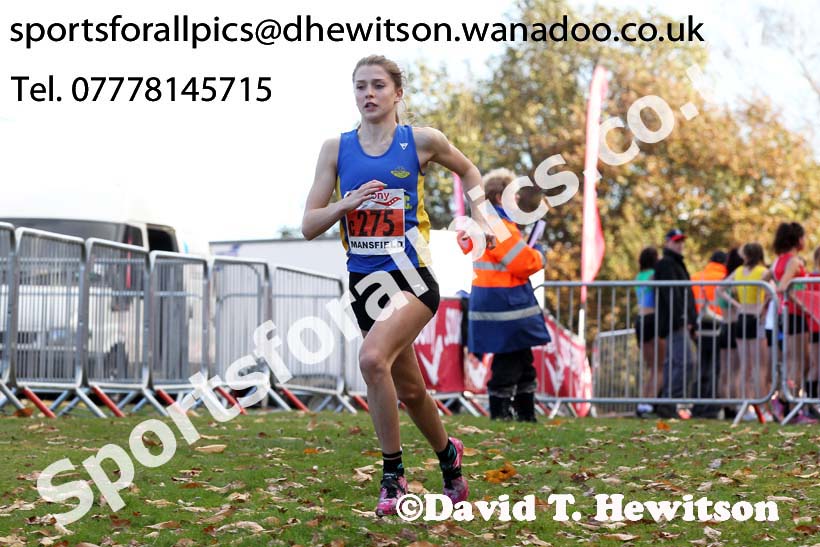 Under-17 womens National Cross Country Relays. Photo: David T. Hewitson/Sports for All Pics